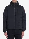 Canada Goose Down-feather Logo-patch Jacket In Black