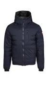 Canada Goose Down-feather Logo-patch Jacket In Atlantic Navy