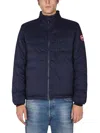 Canada Goose Lodge Nylon Down Jacket In Blue