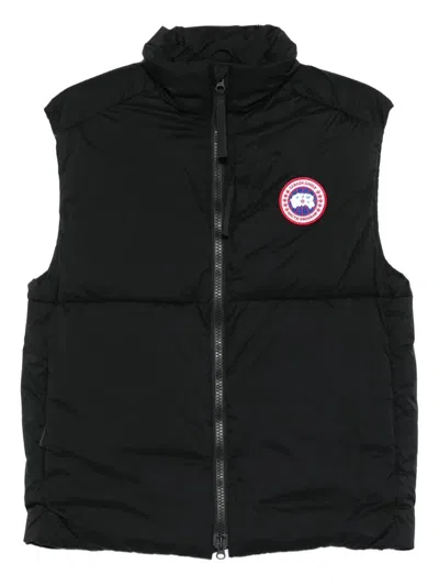 Canada Goose Lodge Nylon Down Vest In Black