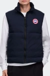 Canada Goose Lodge Packable 750 Fill Power Down Vest In Blue