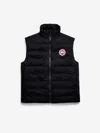 Canada Goose Lodge Packable 750 Fill Power Down Vest In Black
