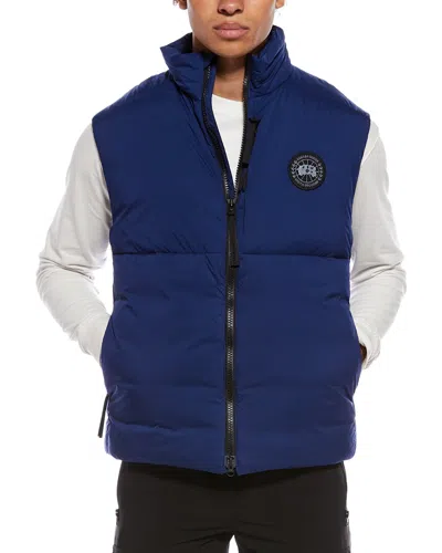 Canada Goose Lodge Vest In 9841-blue