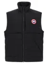 Canada Goose Quilted Sleeveless High Collar Vest In Black