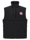 Canada Goose Quilted Sleeveless High Collar Vest In Black