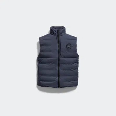 Canada Goose Lodge Gilet Black Disc In Blue