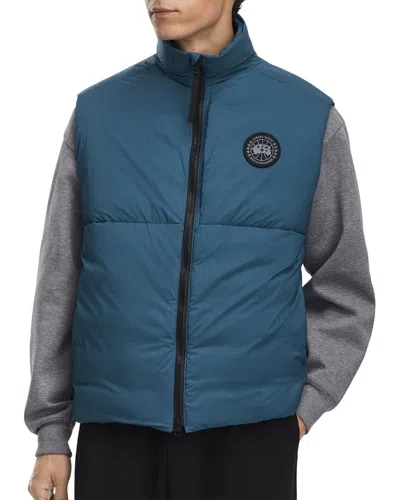 Canada Goose Lodge Vest In Blue