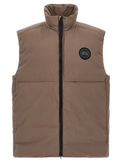 Canada Goose Lodge Vest In Brown