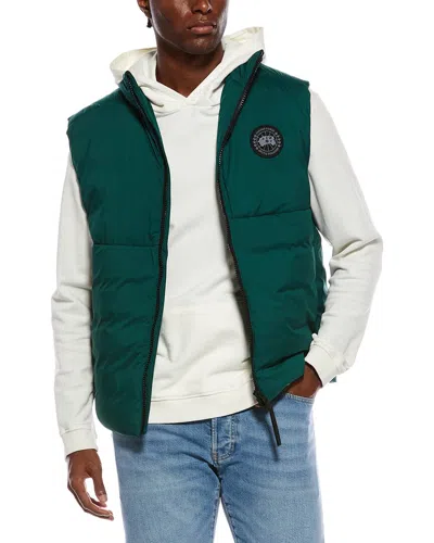 Canada Goose Lodge Vest In Green