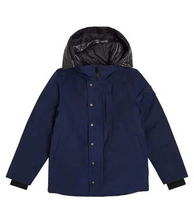 Canada Goose Kids' Logan Down Jacket In Blue
