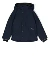 Canada Goose Logan Padded Hooded Coat In Blue