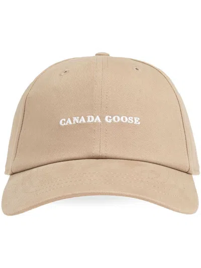 Canada Goose Logo Baseball Cap - Adjustable Fit In Black