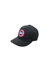 Canada Goose Baseball Cap With Logo Patch Hats Black In Black