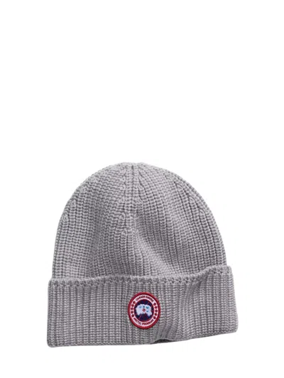 Canada Goose Logo Cap In Gray