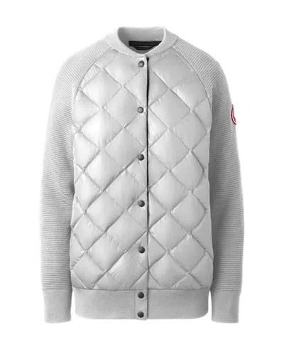 Canada Goose Logo Casual Jacket In Gray
