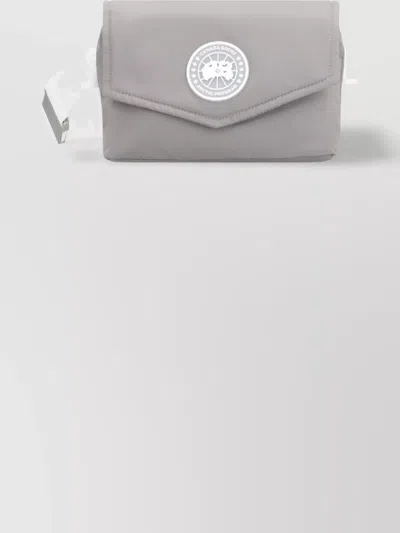 Canada Goose Logo Detail Nylon Backpack In Gray