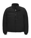 Canada Goose Logo Down Jacket In Black