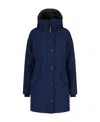 Shop Canada Goose Logo Down Jacket In Black
