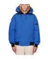 Canada Goose Blue Chilliwack Bomber Down Jacket In Blue