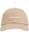 Canada Goose Logo-embroidered Cap In Neutrals