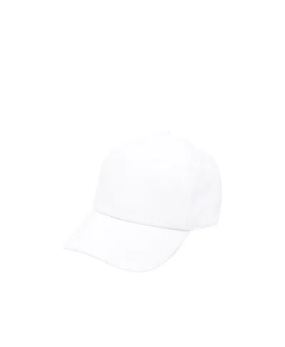 Canada Goose Logo-embroidered Cotton Cap In White