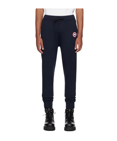 CANADA GOOSE LOGO EMBROIDERED SWEATPANTS