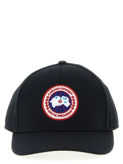 Canada Goose Logo Embroidery Cap Hats Black