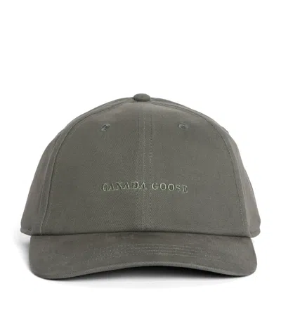 Canada Goose Logo Everyday Baseball Cap In Green