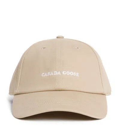 Canada Goose Logo Everyday Baseball Cap In Neutral