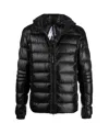 Canada Goose Crofton Quilted Shell-down Hooded Jacket In Black