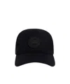 Canada Goose Logo-patch Baseball Cap In Black