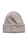 Canada Goose Logo-patch Beanie In Neutral