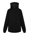 Canada Goose Logo Patch Down Jacket In Black