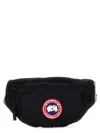 Canada Goose Black Logo Patch Belt Bag In Black