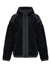 Canada Goose Alberni Reversible Ripstop And Wool-blend Fleece Hooded Jacket In Black