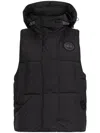 Canada Goose Weste Mit Logo-patch In Black