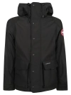 CANADA GOOSE CANADA GOOSE LOGO PATCH HOODED JACKET