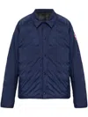 Canada Goose Lodge Casual Jackets, Parka Blue In Blue