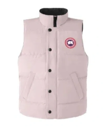Canada Goose Logo-patch Padded-design Gilet In Pink | ModeSens