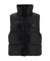 Canada Goose Logo-patch Padded Gilet In Black