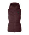 Canada Goose Logo-patch Padded Gilet In Red