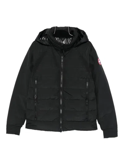 Canada Goose Logo-patch Padded Jacket In Black