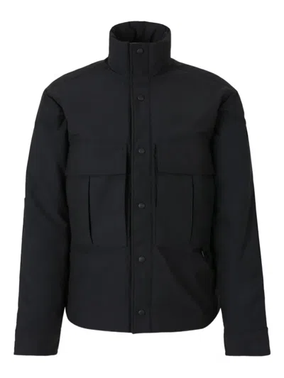 Canada Goose Logo-patch Padded Jacket In Black