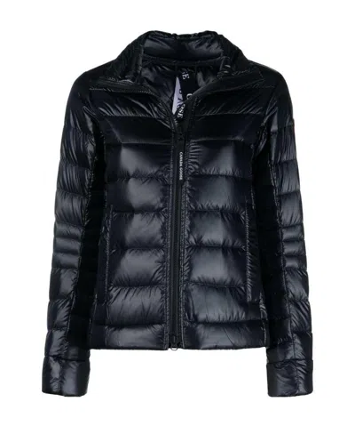 Canada Goose Logo-patch Padded Jacket In Black