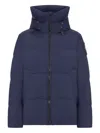 Canada Goose Crofton Black Label Padded Jacket In Enduraluxe In Blue