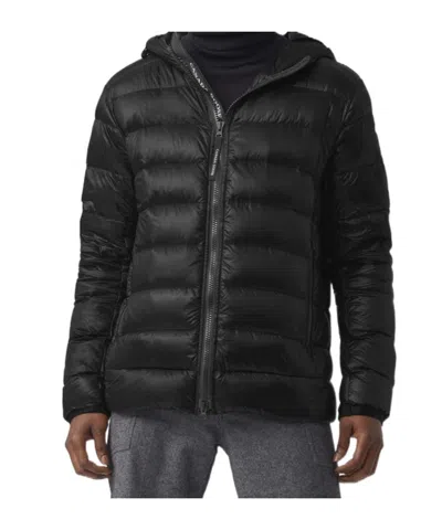 Canada Goose Logo-patch Puffer Jacket In Black