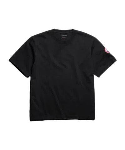 CANADA GOOSE LOGO PATCH T-SHIRT