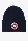 Canada Goose Arctic Toque Wool Beanie In Navy