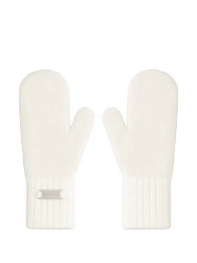 CANADA GOOSE LOGO-PLAQUE GLOVES