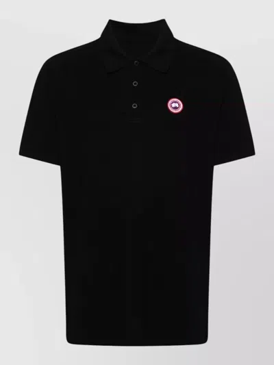 Canada Goose Lanvin Grey Embroidered Logo Cotton Sweatshirt In Black